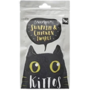 Kittos Cat Treats – Chicken & Fish Twirls